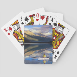 Jeu De Cartes Un rameur sur le lac Banff au Canada MR)