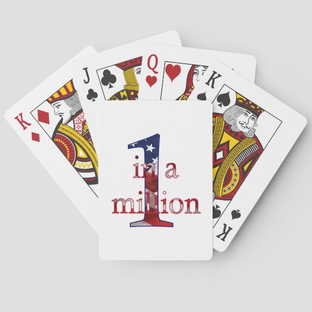 Jeu De Cartes Un Sur Un Million (dos)