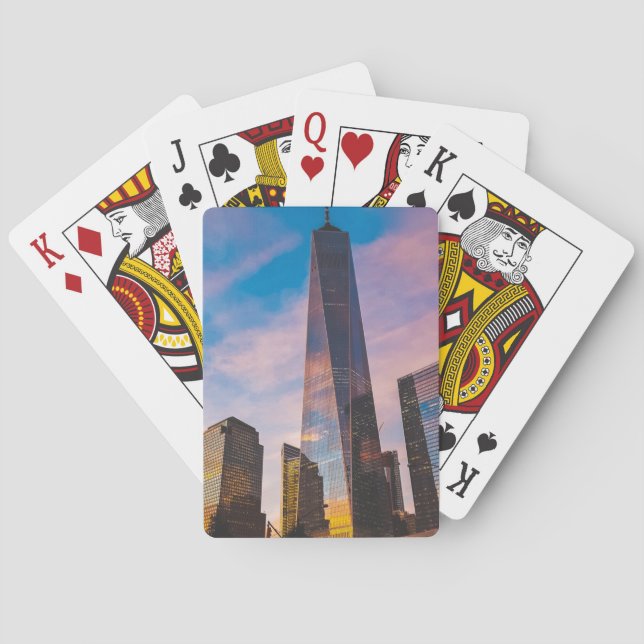 Jeu De Cartes Un World Tower Landmark 1 World Trade Center (dos)
