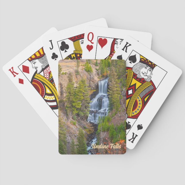 Jeu De Cartes Undine Falls Lava Creek Parc national Yellowstone (dos)