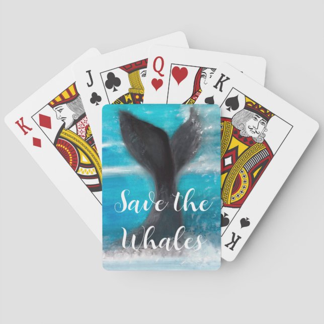 Jeu De Cartes Une baleine - Sauvez les baleines (dos)