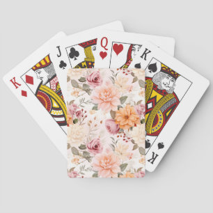 Jeu De Cartes Une conception de série florale d'automne 2