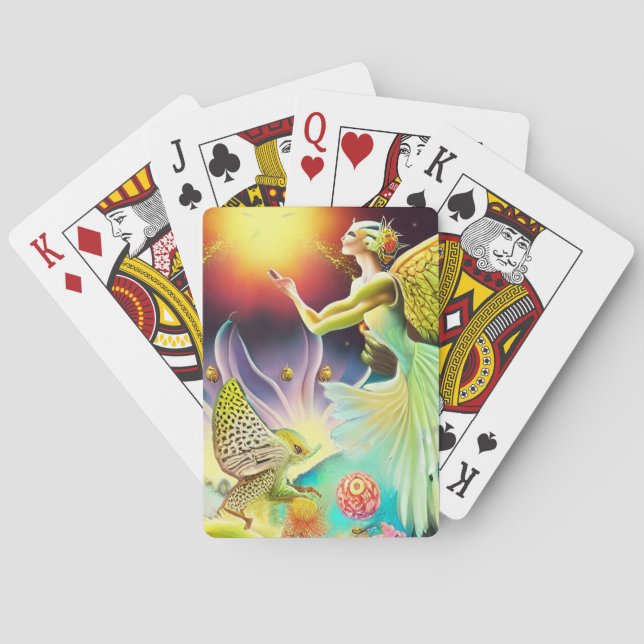 Jeu De Cartes Une époque de peinture à l'huile repensée (dos)