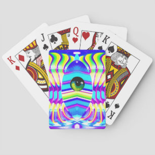 Jeu De Cartes Une étoile à un oeil Bête Ken Gage Art psychédéliq