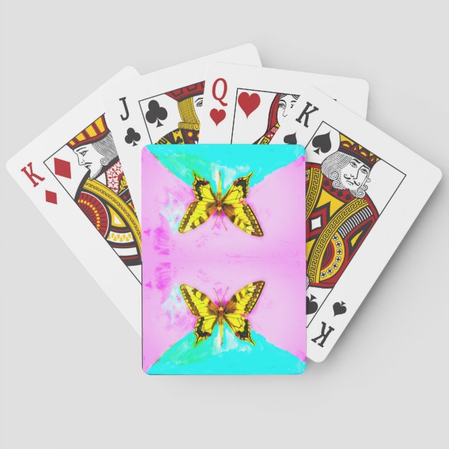 Jeu De Cartes Une fille papillon (dos)