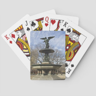 Jeu De Cartes Une fontaine Bethesda sèche en hiver dans Central