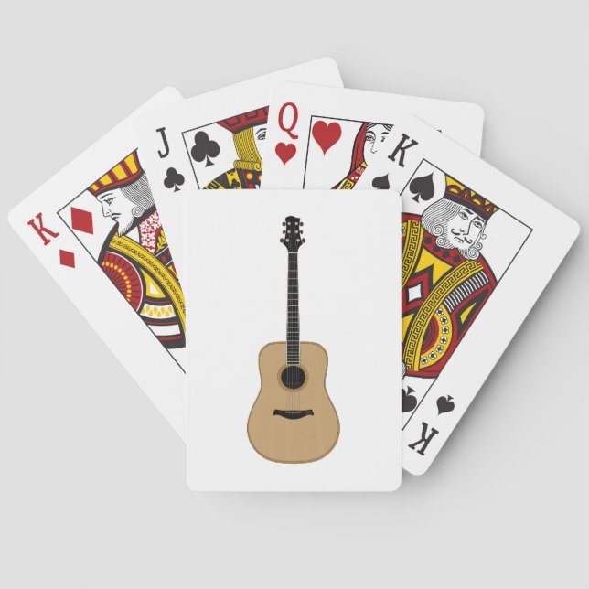 Jeu De Cartes Une jolie guitare (dos)