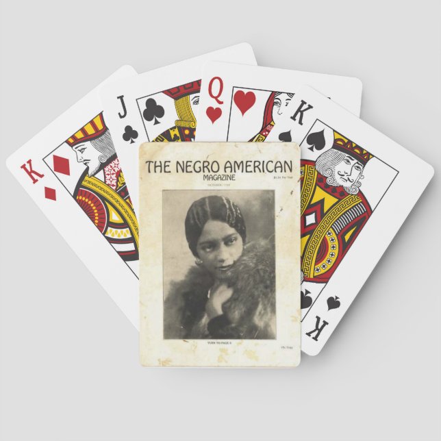 Jeu De Cartes Une magazine de la Renaissance de Harlem (dos)