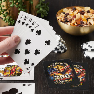 Jeu De Cartes Une nation sous Dieu 250 ans 250e anniversaire