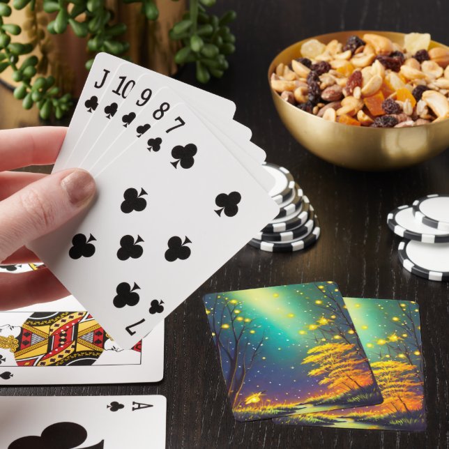 Jeu De Cartes Une nuit avec des lucioles (In Situ)