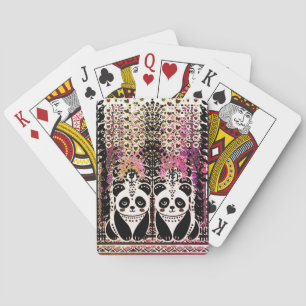Jeu De Cartes Une paire de pandas en forêt