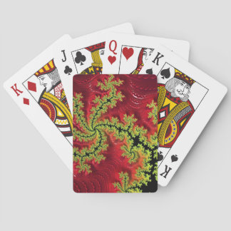 Jeu De Cartes Une Rivière Traverse Elle Jouant Des Cartes