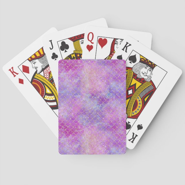 Jeu De Cartes Une série Galaxy Mermaid Design 8 (dos)