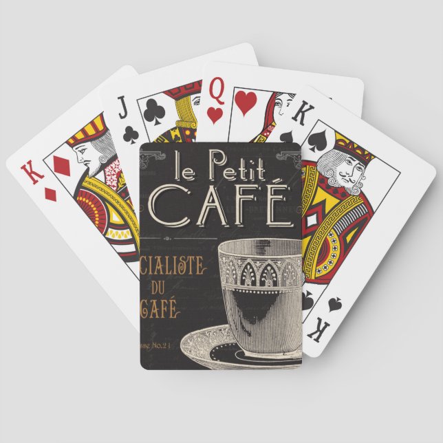 Jeu De Cartes Une tasse de café contemporaine (dos)