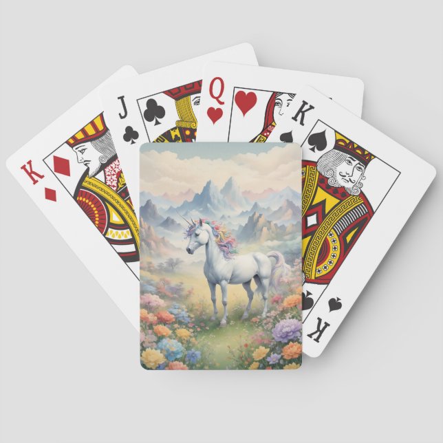 Jeu De Cartes Unicorn Classic Playing Cartes (dos)