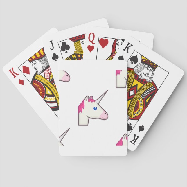 Jeu De Cartes unicorne emoji (dos)