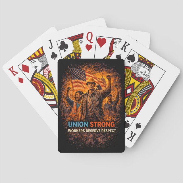 Jeu De Cartes Union forte en hausse (dos)
