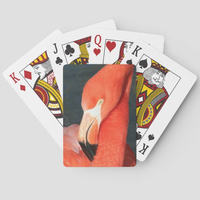 Jeu De Cartes Unique Pink Flamingo Playing Cards (dos)