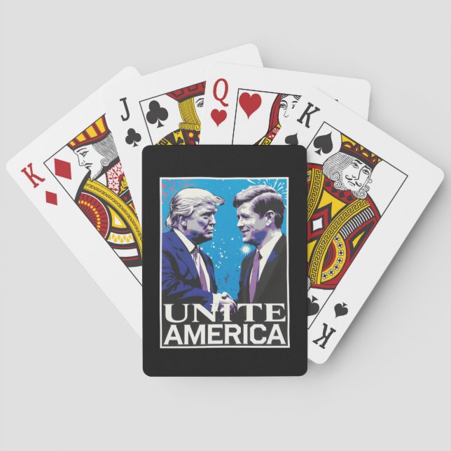 Jeu De Cartes Unir l'Amérique Icône Trump  (dos)