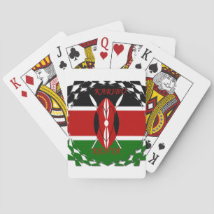 Jeu De Cartes Unité du drapeau kényan : Tuko Pamoja Design