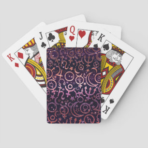 Jeu De Cartes Univers Spatial Planétaire de Planètes Pailletées