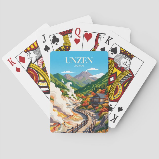Jeu De Cartes Unzen Japon (dos)
