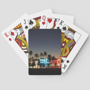 Jeu De Cartes USA, Floride, Miami Beach, Ocean Drive, Art déco
