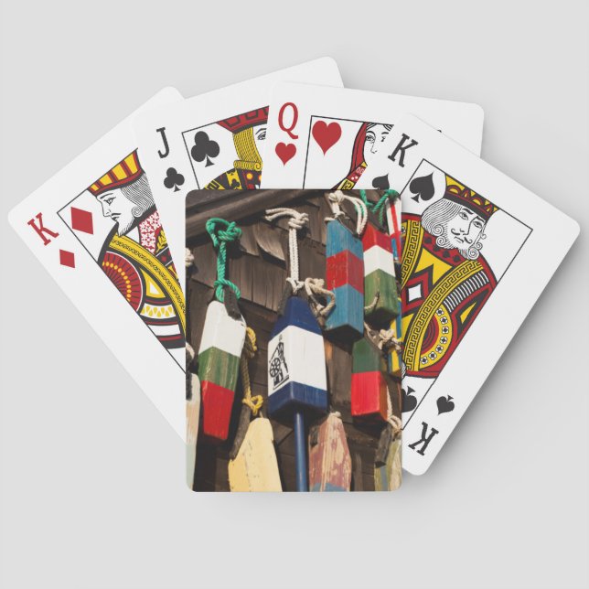 Jeu De Cartes USA, Massachusetts, Gloucester, Bouées à homard 2 (dos)