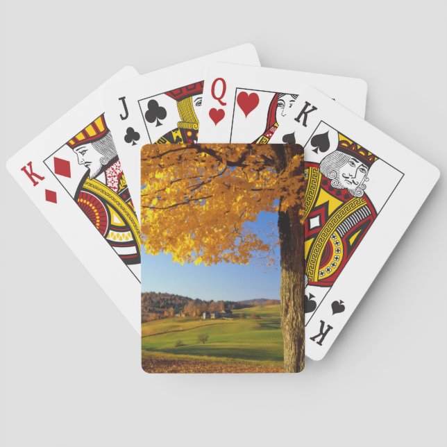 Jeu De Cartes USA, Vermont. Farm Scenic Near South Woodstock (dos)