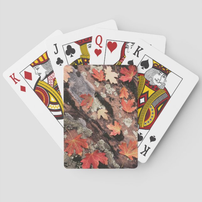 Jeu De Cartes Utah, Parc national de Sion, Motifs de l'automne (dos)