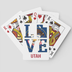 Jeu De Cartes Utah State love USA