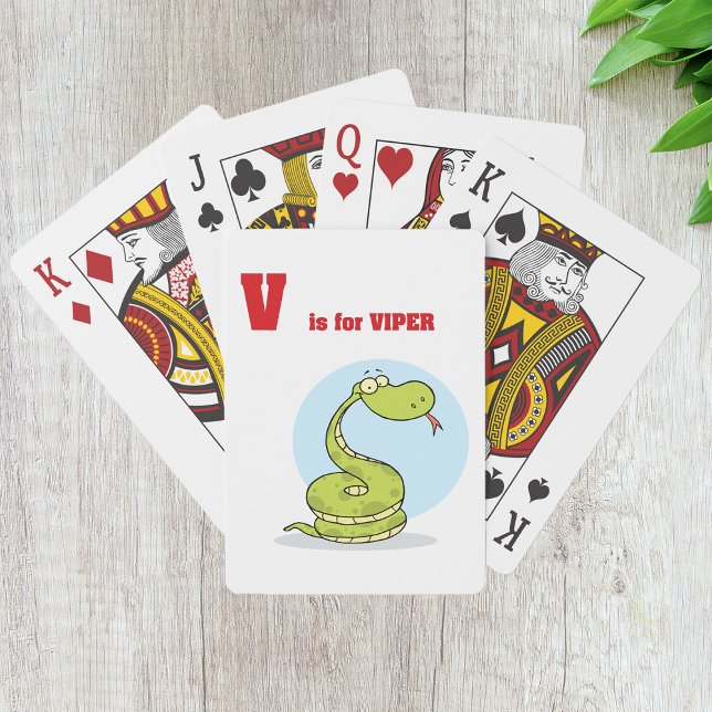 Jeu De Cartes V est pour les cartes de jeu Viper (Créateur téléchargé)