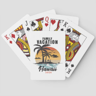 Jeu De Cartes Vacances en famille Hawaii 2026 Tropical