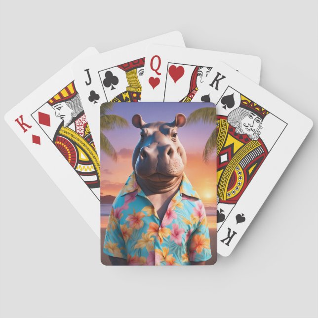 Jeu De Cartes Vacances Hippopotamus (dos)