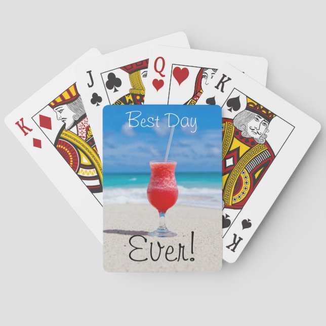 Jeu De Cartes Vacances Plage Idéales (dos)