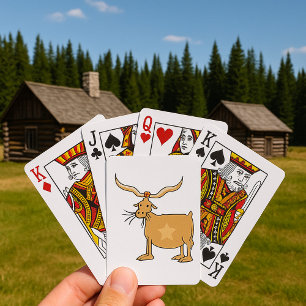Jeu De Cartes Vache Longhorn du Texas avec étoile