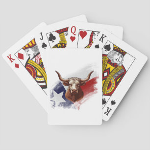 Jeu De Cartes Vache longhorne du Texas
