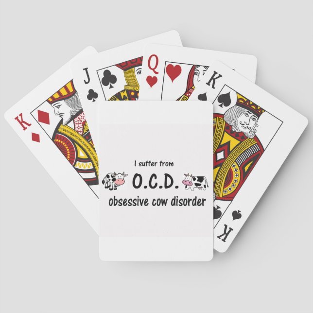 Jeu De Cartes Vache OCD (dos)
