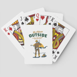 Jeu De Cartes Vacher Drôle Buvant du Whisky
