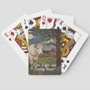 Jeu De Cartes Vaches cafés routes