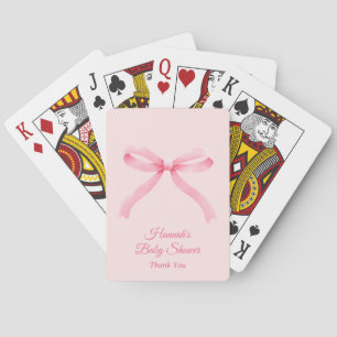 Jeu De Cartes Vaches roses Baby shower esthétique Favoriser