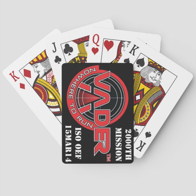 Jeu De Cartes VADER 2000th Mission Decks (dos)