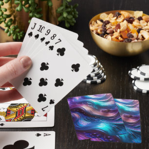 Jeu De Cartes Vague Colorée