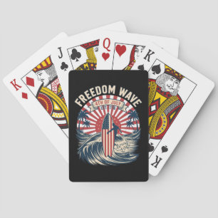 Jeu De Cartes Vague de liberté 4 juillet