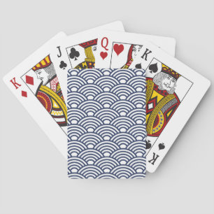 Jeu De Cartes Vagues anciennes de Seigaiha japonais
