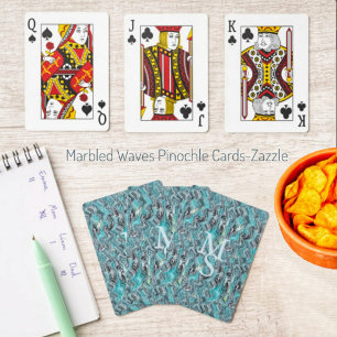 Jeu De Cartes Vagues de marbre