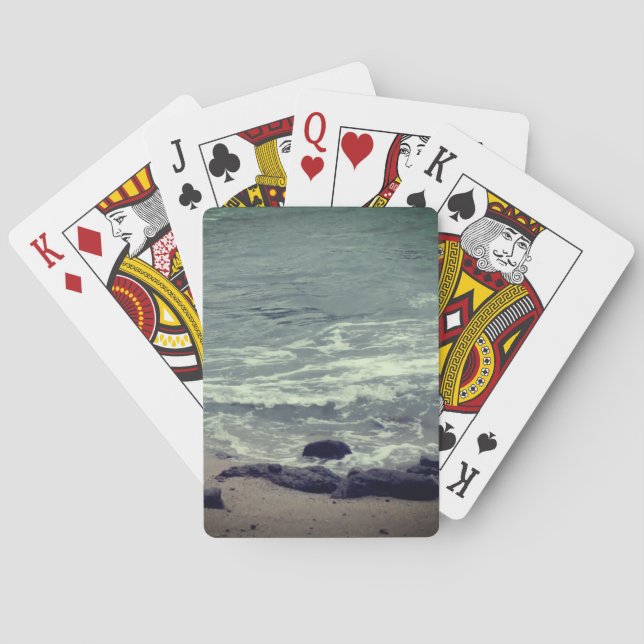 Jeu De Cartes vagues de plage  (dos)