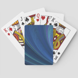 Jeu De Cartes Vagues de sable doux bleu et vert
