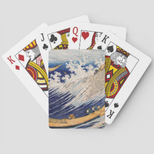 Jeu De Cartes Vagues océaniques Hokusai Bateaux en mer