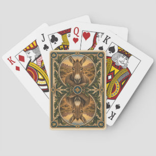 Jeu De Cartes Val d'âne du désert Watercolor GeoSaga
